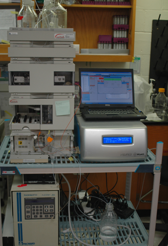 instrument in lab